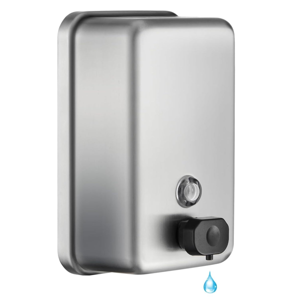 Commercial Wall Mount Stainless Steel Soap Dispenser 38.8oz / 1100ml Large Capacity