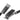 Heavy Duty 3-in-1 Grill Brush and Scraper - 360° Stainless Steel BBQ Cleaner 18 Inch Long - Silver/Black