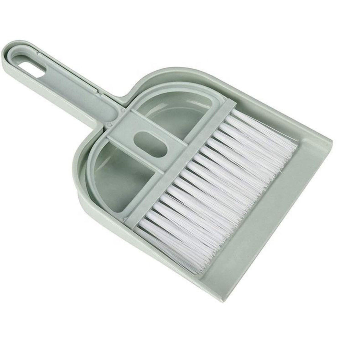 Mini Dustpan and Brush Set - Portable Desktop Sweeping Tool & Small Hand Broom Set