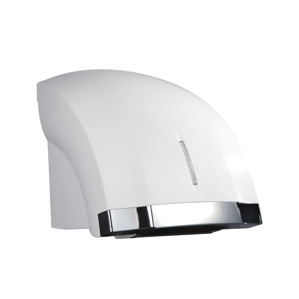 Commercial Electric Automatic Hand Dryer High Speed Wall Mounted Hot & Cold Air Sensor Hand Dryer, Fast Drying Infrared Motion Sensor Blower for Bathroom, Hotel, Office & Home Use (White & Chrome)