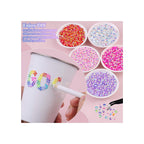 40,000 Pcs Resin Jelly AB Rhinestones Kit, 30 Colors 3mm (SS12) Flatback Rhinestone Set with B7000 Glue & Tools – 14-Facet Loose Gems for DIY Crafts, Nail Art, Tumblers, Shoes & Clothes