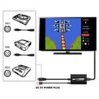 RGBS to 1080P HD Upscaler Adapter Cable for MD1 MD2 Genesis Mega Drive SNK NEO GEO Retro Gaming Consoles