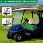 Universal Golf Cart Seat Towel Cover - 51 x 31 Inch 100 Percent Microfiber Golf Cart Seat Protector with Armrest Holes, Washable All Season Bench Blanket for Club Car Precedent EZGO Yamaha