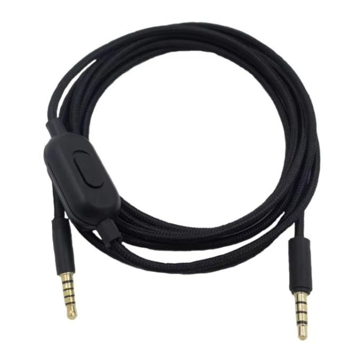 2M Replacement Audio Cable Compatible with Logitech G233 G433 G Pro G Pro X Wired Gaming Headset, 3.5mm AUX Headset Cable with Inline Volume Control & Microphone