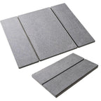Triple Folding Diatomaceous Earth Dish Drying Mat - 9mm Thick Super Absorbent Hard Stone Drying Mat for Kitchen Countertop, Fast Drying Marble Pattern Heat Resistant Counter Mat, Space Saving