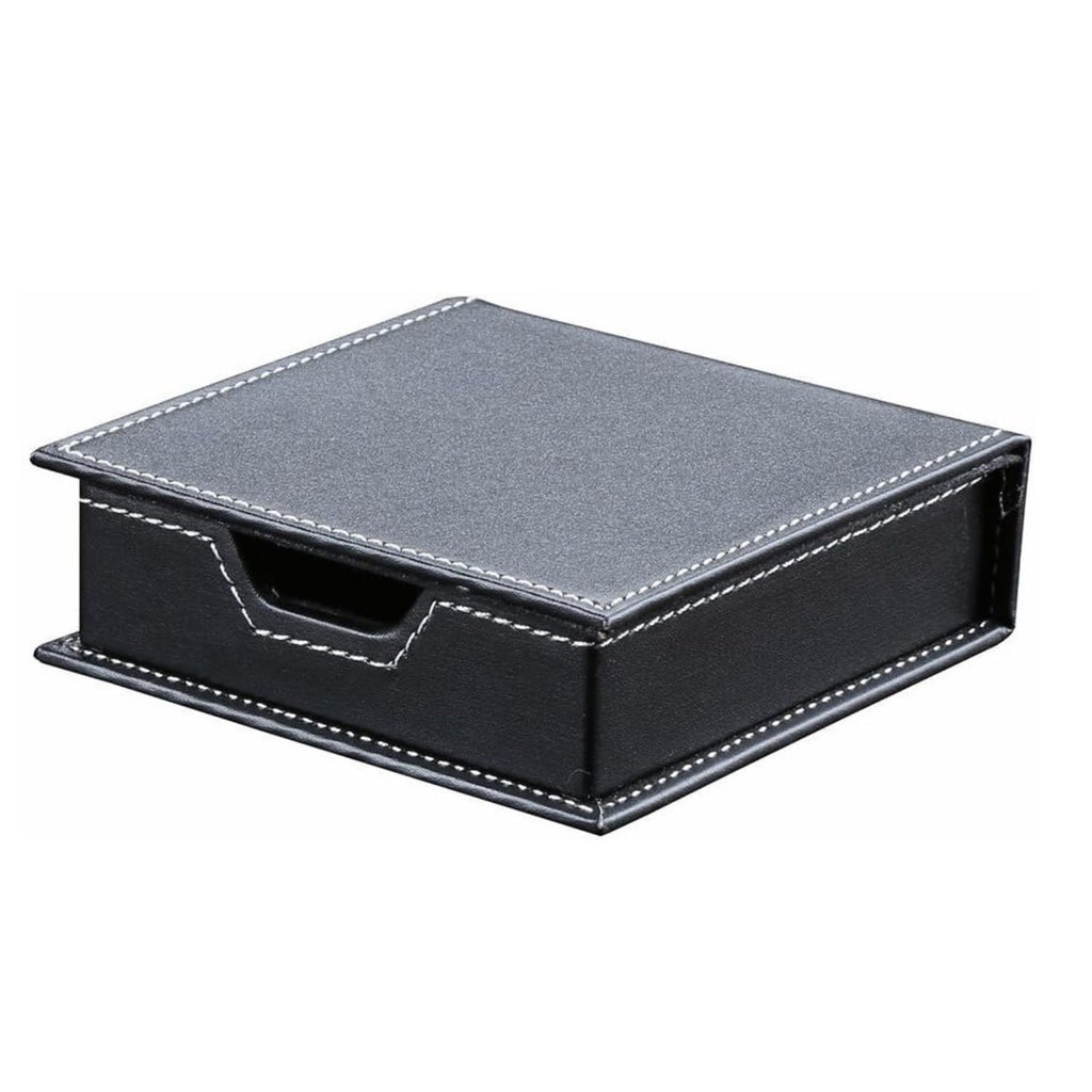 5 PCS PU Leather Desk Organizer and Accessories Set, Black Executive Office Desk Storage Set with Multi-Compartment