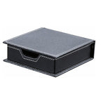 5 PCS PU Leather Desk Organizer and Accessories Set, Black Executive Office Desk Storage Set with Multi-Compartment