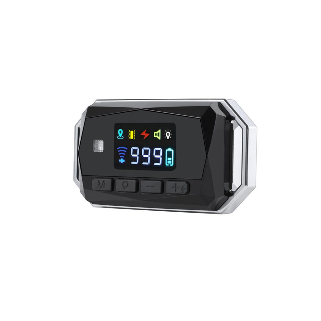 Humane GPS Dog Fence Collar, No Base Station Wireless Pet Containment System, IP67 Waterproof Training Collar with Beep, Vibration & Static Shock, Adjustable Virtual Boundary for Medium & Large Dogs