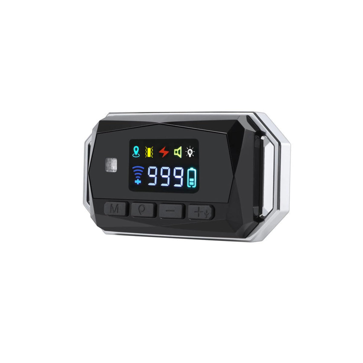 Humane GPS Dog Fence Collar, No Base Station Wireless Pet Containment System, IP67 Waterproof Training Collar with Beep, Vibration & Static Shock, Adjustable Virtual Boundary for Medium & Large Dogs