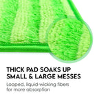 Microfiber Mop Floor Cleaning System - 18 Inch Professional Flat Dust Mop with 4 Reusable Pads
