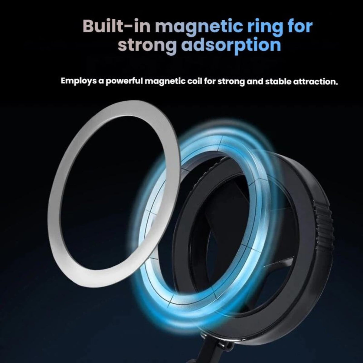 52mm CPL Phone Camera Lens Filter with Magnetic Mount Bracket - 360° Rotatable Circular Polarizer Lens Kit