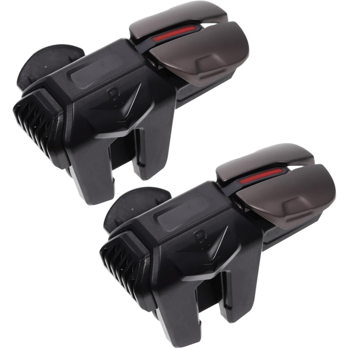 1Pair Game Controller Triggers Compact Six-Finger Linkage Mobile Game Handle Sturdy Design for Enhanced Gaming Experience Compatibility for All Phone Types