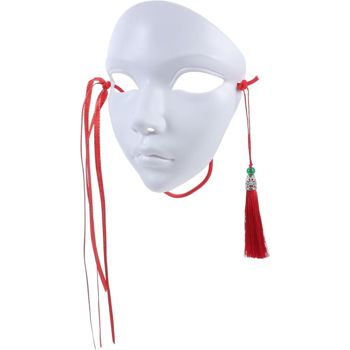 DIY Paintable White Mask Unfinished Hand Painting Mask Material for Cosplay Masquerade Costume Party and Fashion Shows for Creative Decoration and Design