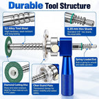 Precision PVC Internal Pipe Cutter with Diamond Cutting Disc (Red) S2 alloy tool steel adjustable depth internal pvc pipe cutter for drill use; standard, compact, and set variants available.